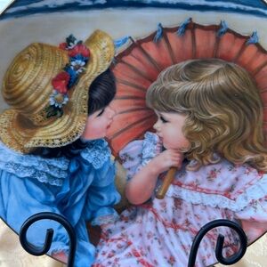 Vintage 1984 Summer Secrets August By Sandra Kuck Plate Collection